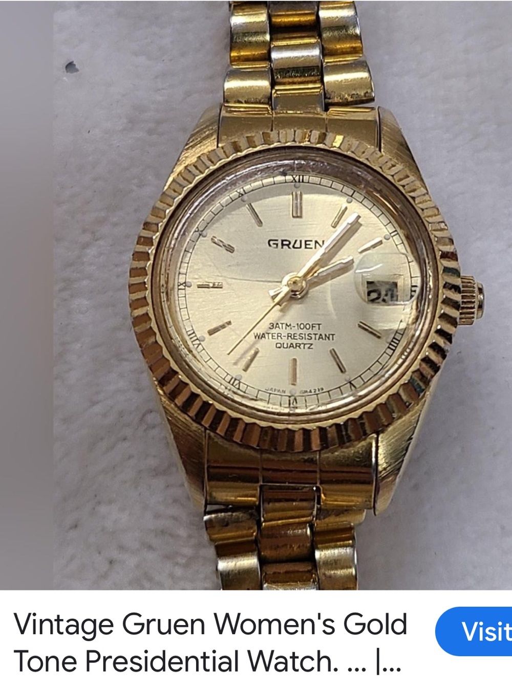 #2242^^ Gold-Tone /Silver Women's Bracelet Vintage 80’s & 90’s Watch - Picture 1 of 17
